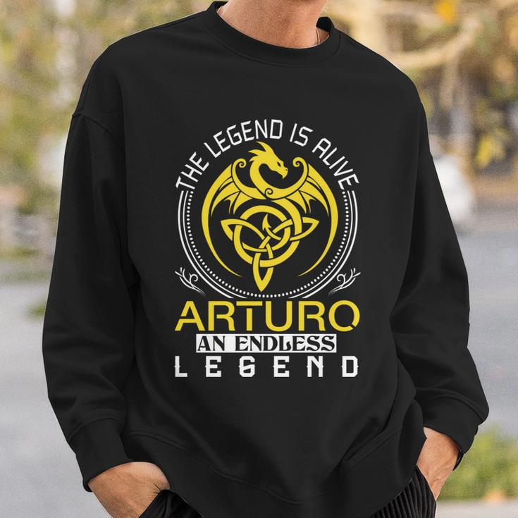 The Legend Is Alive Arturo Family Name Sweatshirt Gifts for Him