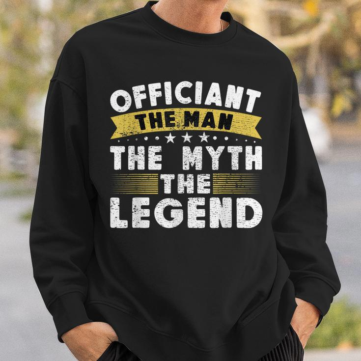The Legend Wedding Officiant Ordained Minister Sweatshirt Gifts for Him
