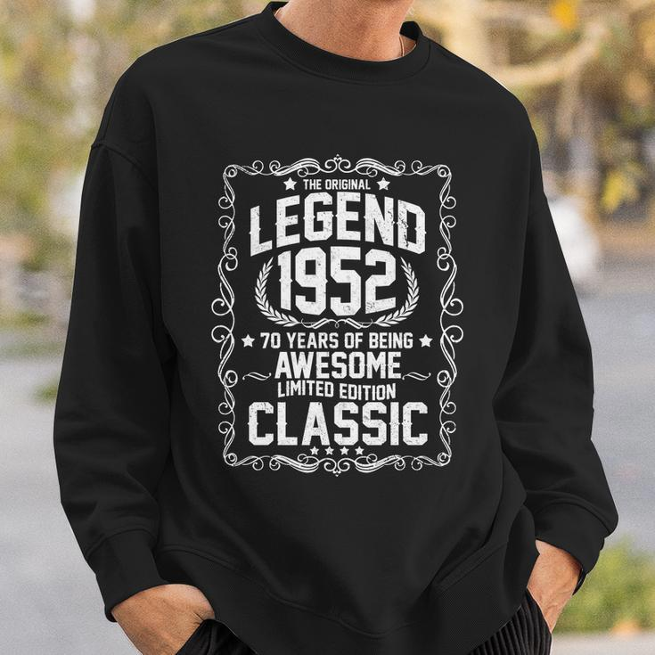 The Original Legend 1952 70Th Birthday Sweatshirt Gifts for Him