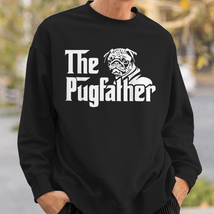The Pugfather Pug Dad Fathers Day Gift Pug Lovers Sweatshirt Gifts for Him