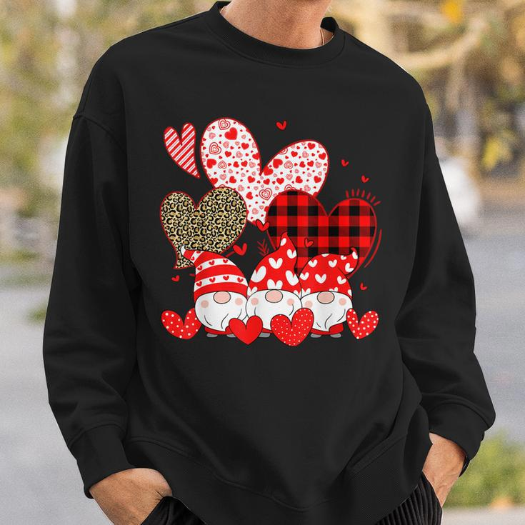 Three Gnomes Holding Hearts Valentines Day Gifts For Her V2 Sweatshirt Gifts for Him
