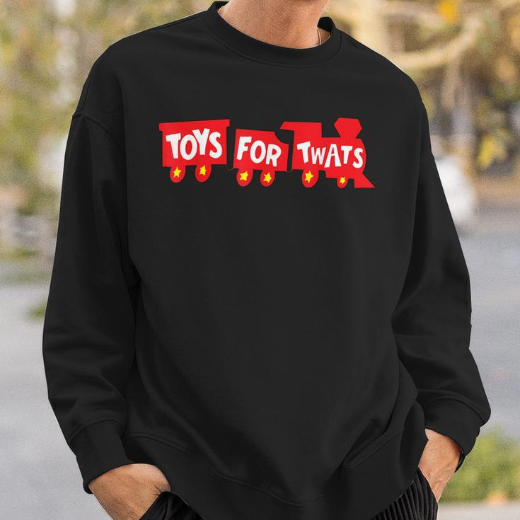 Toys For Twats Gifts For Her Or Him Men Women Sweatshirt Graphic Print Unisex Gifts for Him