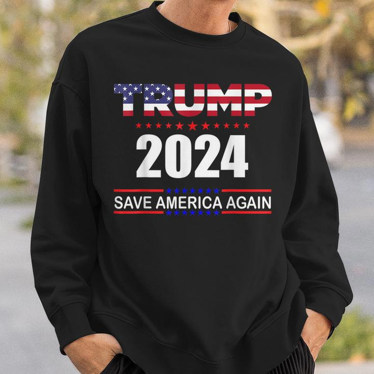 Trump 2024 Save America Save America Again Trump Sweatshirt Gifts for Him