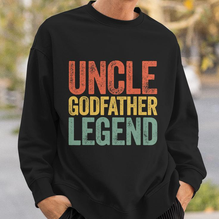 Uncle Godfather Legend Fathers Day Sweatshirt Gifts for Him