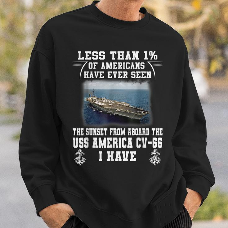 Uss America Cv-66 Aircraft Carrier Sweatshirt Gifts for Him