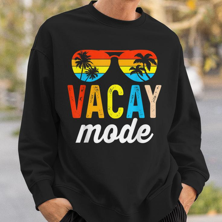 Vacay Mode Vintage Vacation Summer Cruise Family Holiday Sweatshirt Gifts for Him