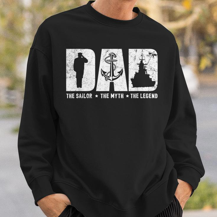 Veteran Dad The Sailor The Myth The Legend Gift For Mens Sweatshirt Gifts for Him