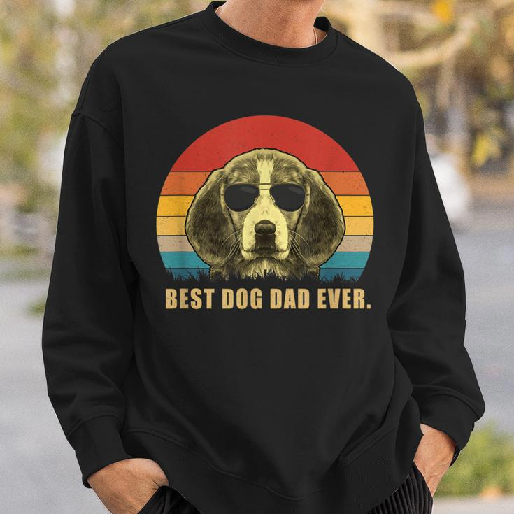 Vintage Best Dog Dad EverBeagle Sweatshirt Gifts for Him