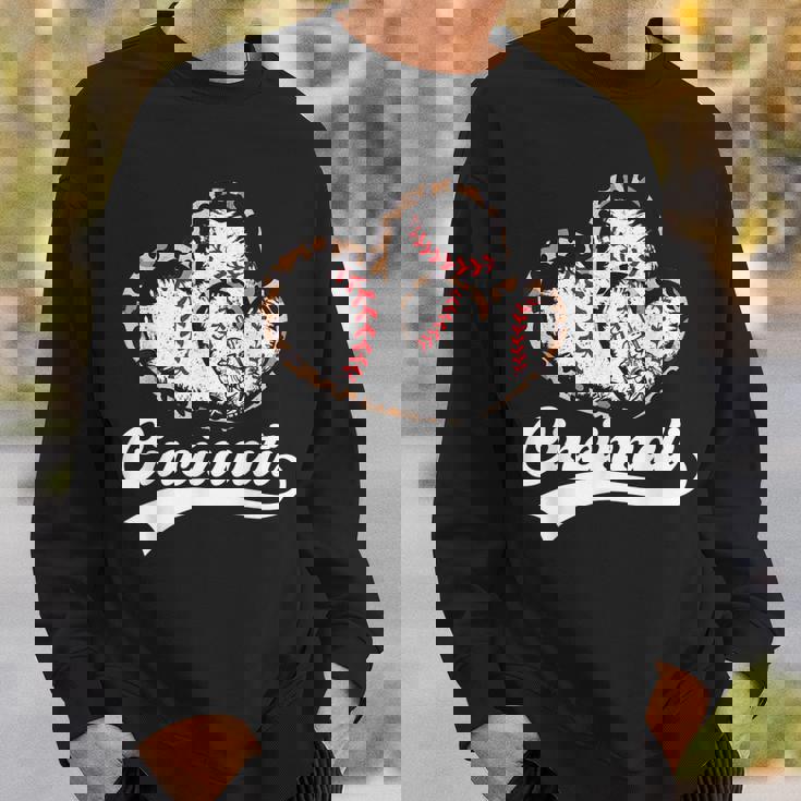 Vintage Cincinnati City Baseball Lover Baseball Fans Sweatshirt Gifts for Him