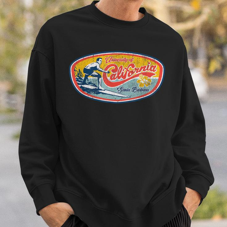 Vintage Retro Surf Style Ucsb Sweatshirt Gifts for Him