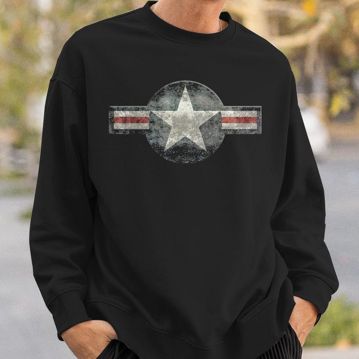 Vintage Retro Usaf Style Star Sweatshirt Gifts for Him