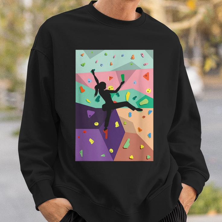 Wall Climbing Indoor Rock Climbers Action Sports Alpinism Sweatshirt Gifts for Him