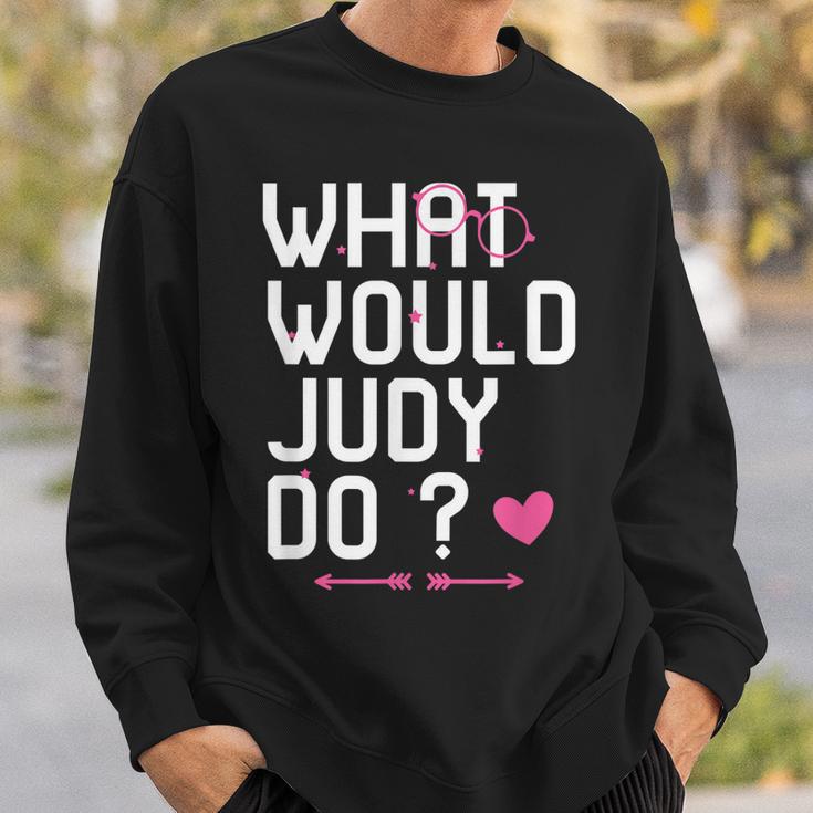 Was Würde Judy Tun Frauen Sweatshirt, Personalisiert Niedlicher Mythos Geschenke für Ihn