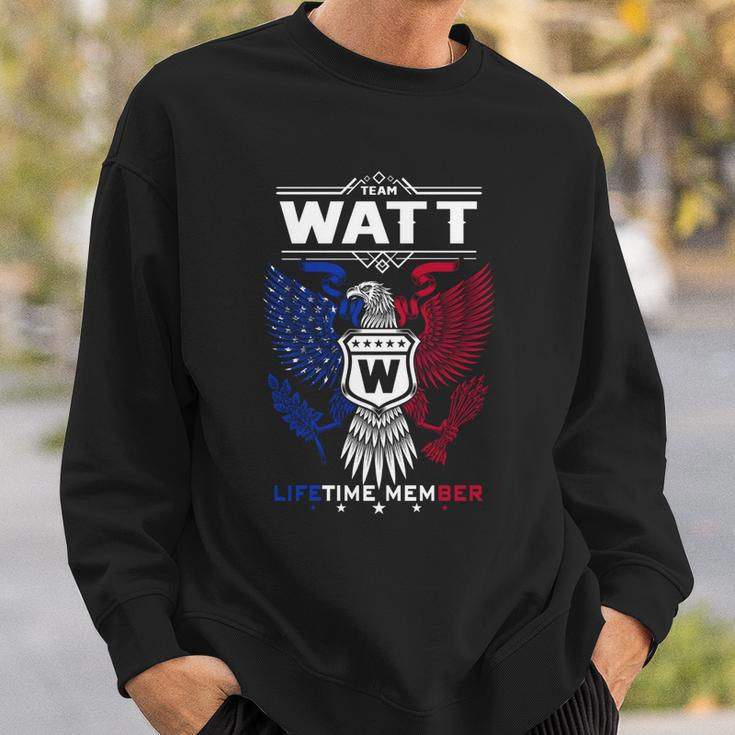 Watt Name - Watt Eagle Lifetime Member Gif Sweatshirt Gifts for Him