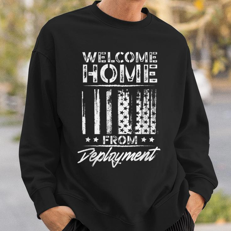 Welcome Home From Deployment Deployed Military Soldier Sweatshirt Gifts for Him