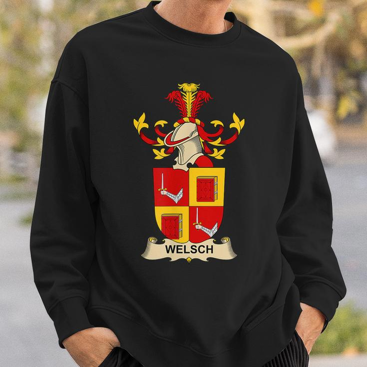 Welsch Coat Of Arms Family Crest Sweatshirt Gifts for Him