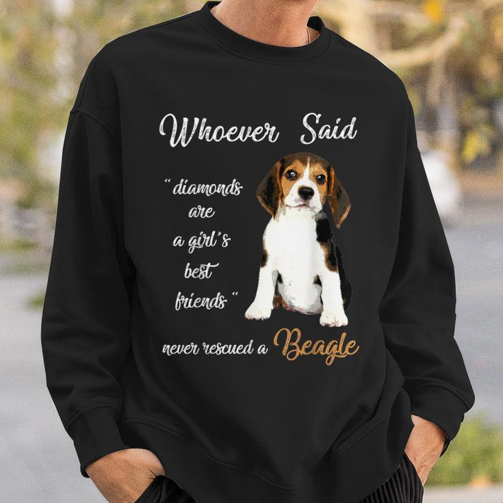 Whoever Said Beagle Is Best Dog Girls Dogs Lover Gift Sweatshirt Gifts for Him