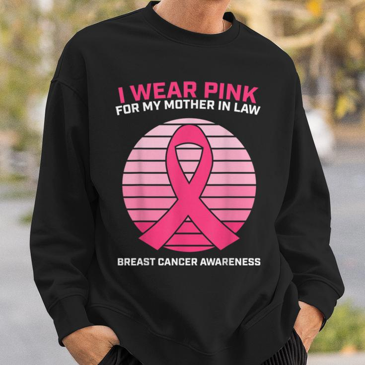 Women Gifts Wear Pink Mother In Law Breast Cancer AwarenessSweatshirt Gifts for Him