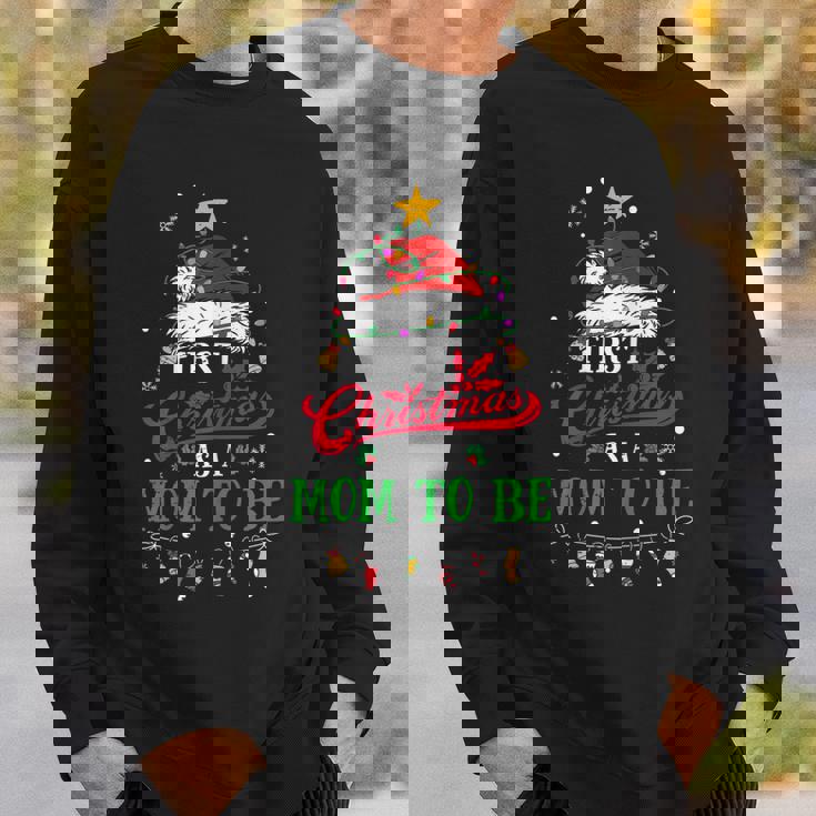 Womens First Christmas As A Mom To Be Funny Christmas New Mom To Be Men Women Sweatshirt Graphic Print Unisex Gifts for Him Womens First Christmas As A Mom To Be Funny Christmas New Mom To Be Men Women Sweatshirt Graphic Print Unisex Gifts for Him