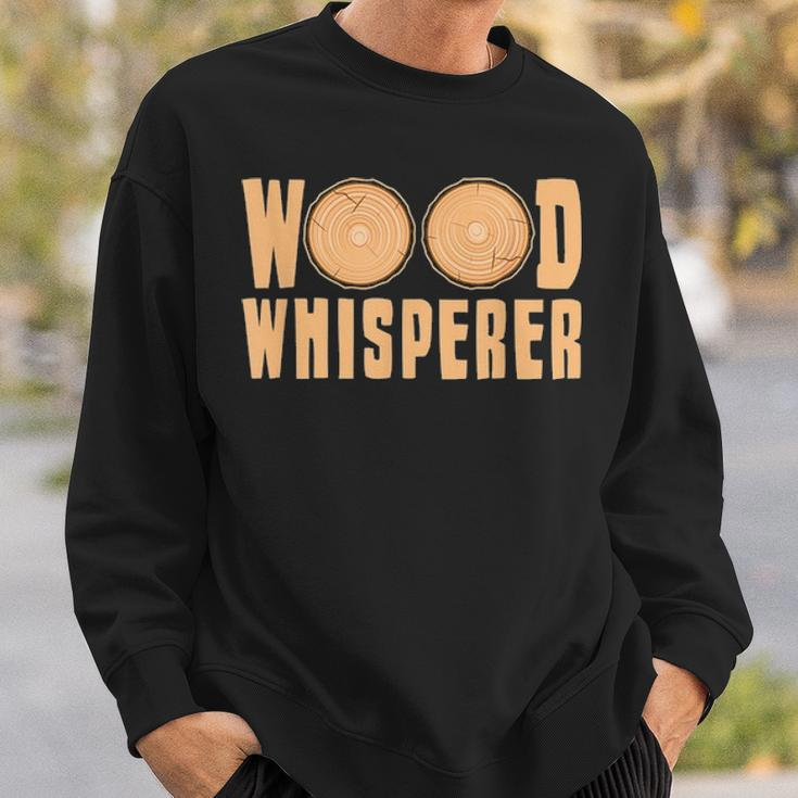 Wood Whisperer Woodworking Carpenter Fathers Day Gift Sweatshirt Gifts for Him