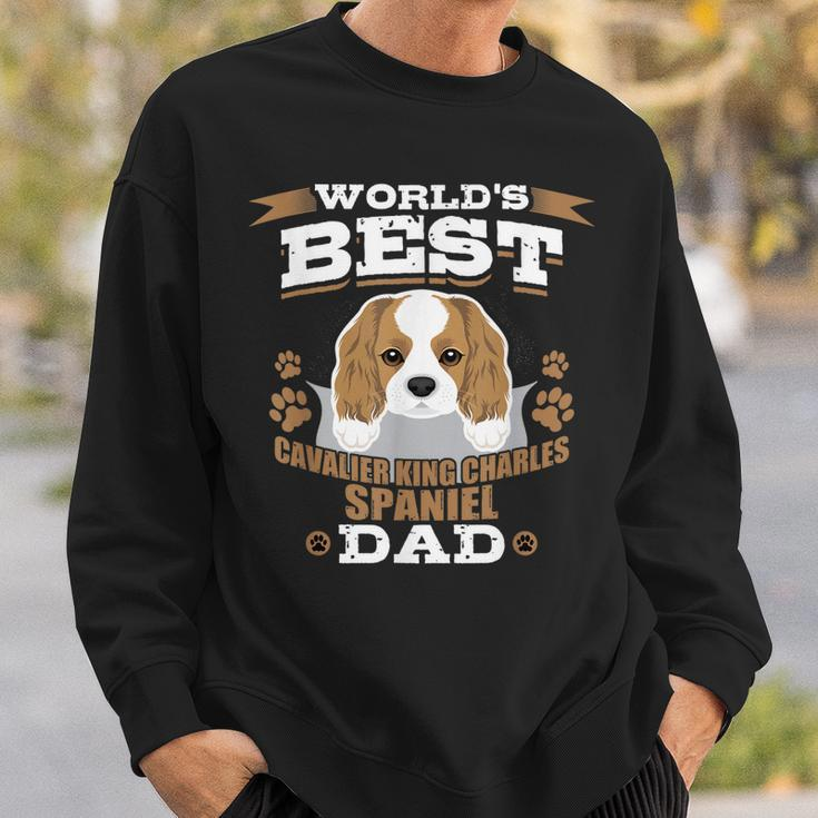 Worlds Best Cavalier King Charles Spaniel Dad Dog Owner Gift For Mens Sweatshirt Gifts for Him