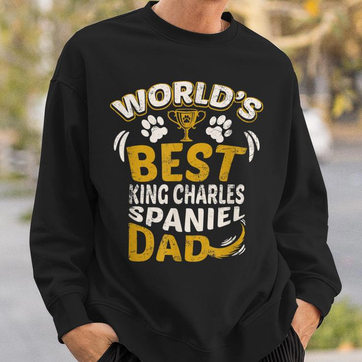 Worlds Best King Charles Spaniel Dad Dog Owner Gift For Mens Sweatshirt Gifts for Him