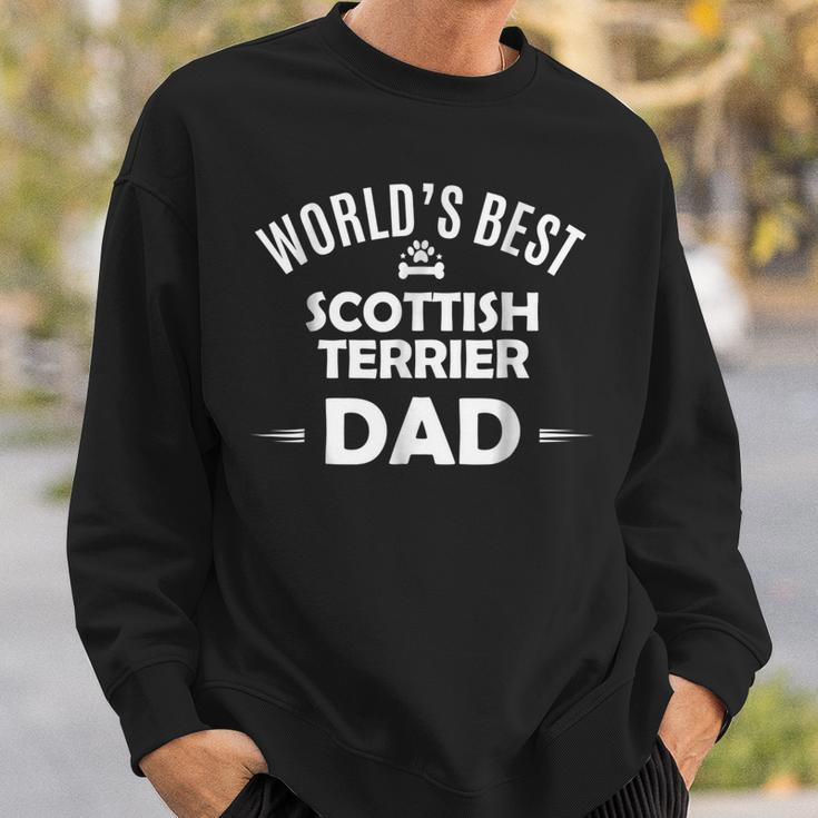 Worlds Best Scottish Terrier DadScottie Dog Sweatshirt Gifts for Him