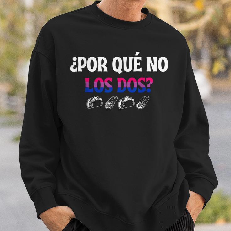 ¿Por Qué No Los Dos Why Not Both Funny Bisexual Pride Lgbtq Sweatshirt Gifts for Him