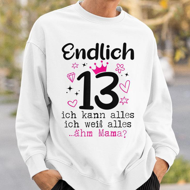 13 Geburtstag Mädchen Endlich 13 Jahre Sweatshirt Geschenke für Ihn