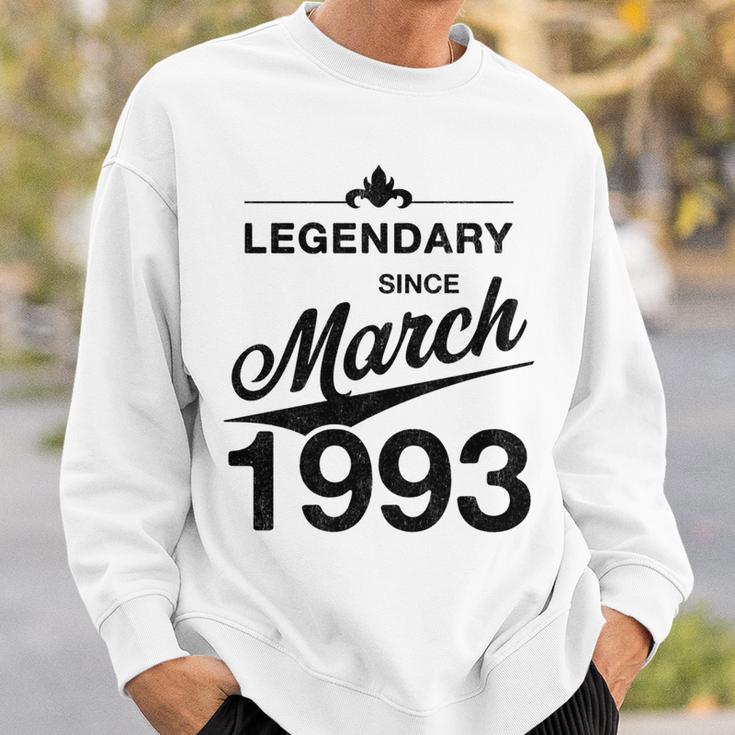 30 Geburtstag 30 Jahre Alt Legendär Seit März 1993 V3 Sweatshirt Geschenke für Ihn