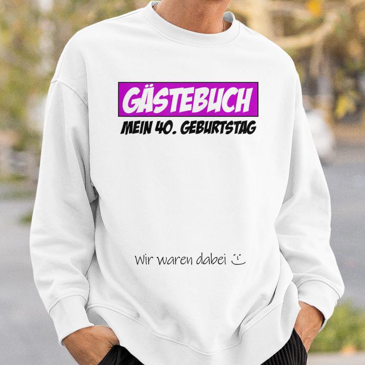 40. Geburtstag Damen Sweatshirt, Feier & Party Design für Frauen Geschenke für Ihn