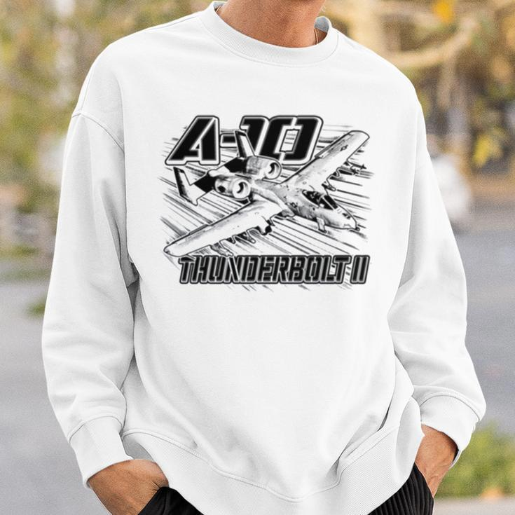A 10 Thunderbolt Ii Military Aircraft Sweatshirt Gifts for Him