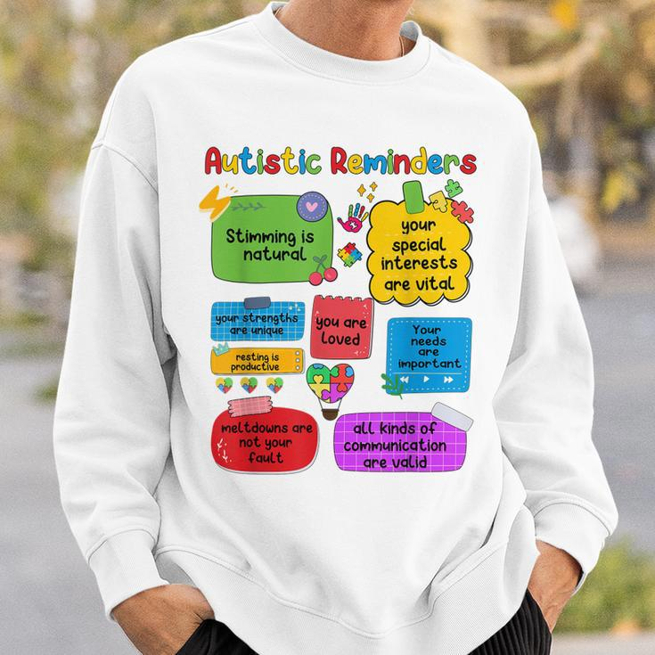 Autistic Reminders Puzzle Autism Awareness Special Education Sweatshirt Gifts for Him