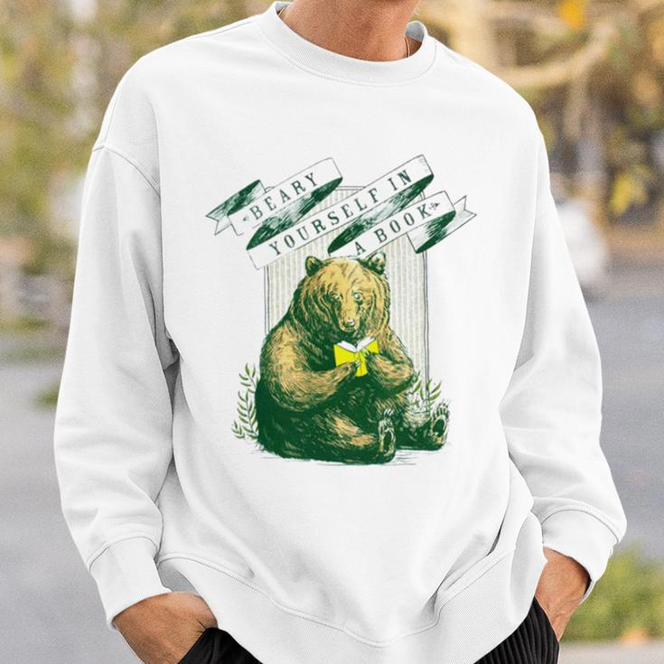 Beary Yourself In A Book Sweatshirt Gifts for Him