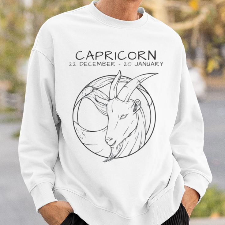 Capricorn Icon Design Sweatshirt Gifts for Him