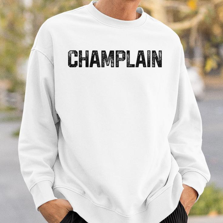Champlain Vintage Retro College University Alumni Sweatshirt Gifts for Him