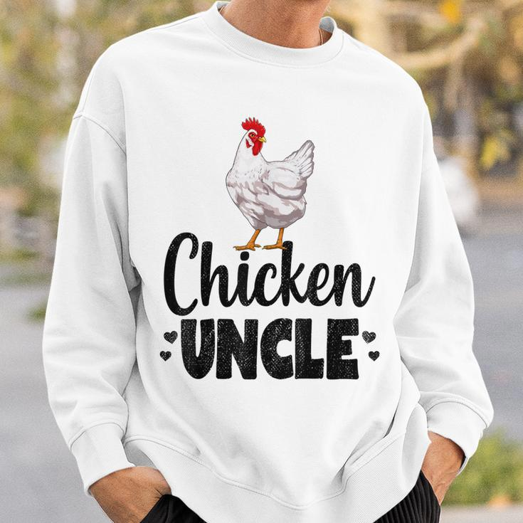Chicken Uncle Funny Country Farm Animal Sweatshirt Gifts for Him