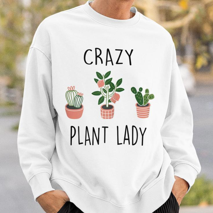 Damen Crazy Plant Lady Garden Mama Plant Lady Plants Lover Sweatshirt Geschenke für Ihn
