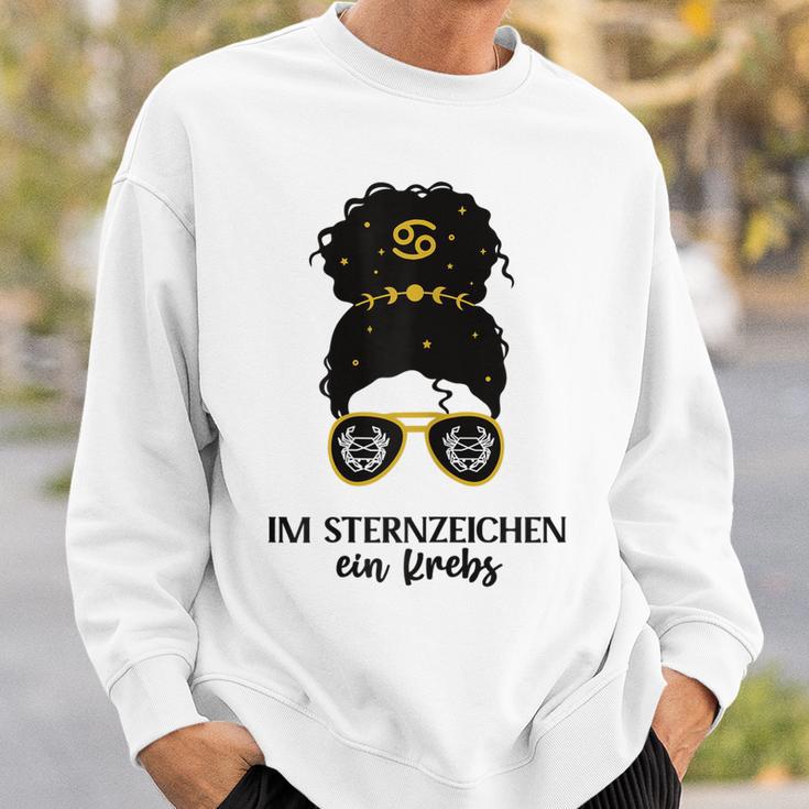 Damen Krebs Zodiac Sweatshirt, Sternzeichen Geburtstag Design Geschenke für Ihn