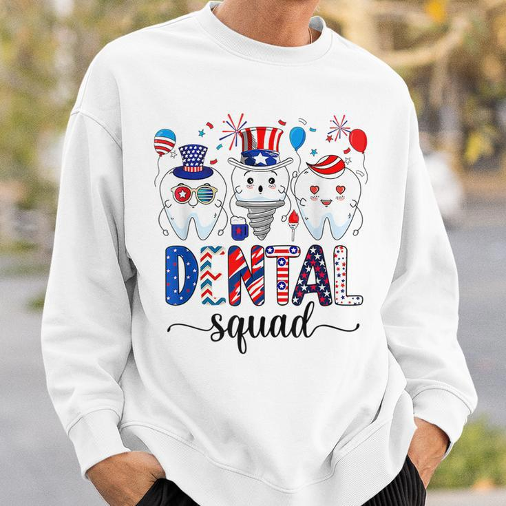 Dental Squad 4Th Of July Dentist Funny American Patriotic Sweatshirt Gifts for Him