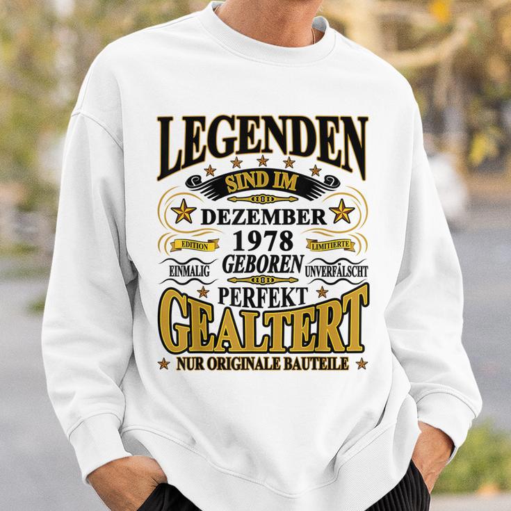 Dezember 1978 Legenden Sweatshirt, 45. Geburtstag Lustiges Tee Geschenke für Ihn