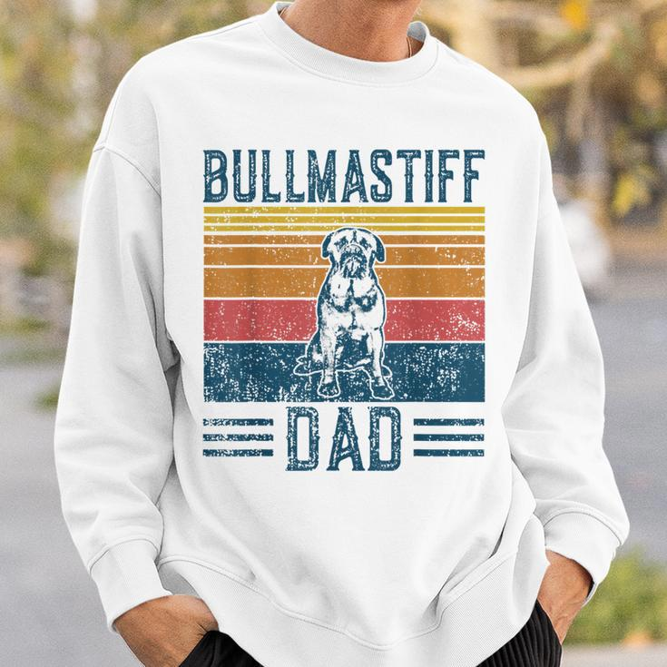 Dog Dad - Vintage Bullmastiff Dad Sweatshirt Gifts for Him
