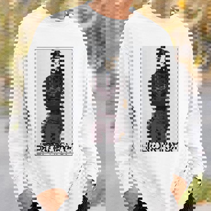 Ergo Proxy Black Hair Re L Sweatshirt Gifts for Him