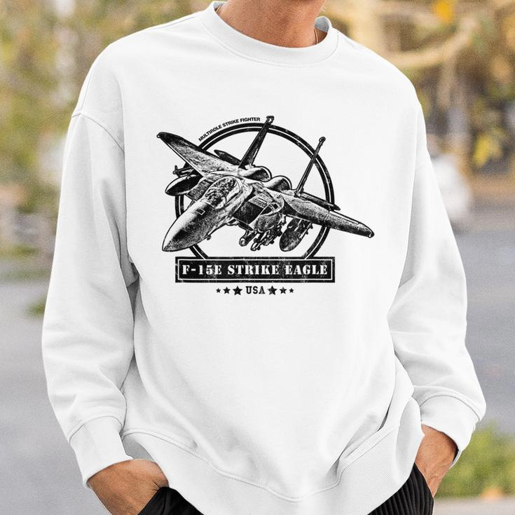 F-15E Strike Eagle Fighter Aircraft Sweatshirt Gifts for Him