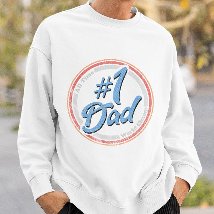 Fathers Day Gift Fathers Day Number 1 Dad Sweatshirt Gifts for Him