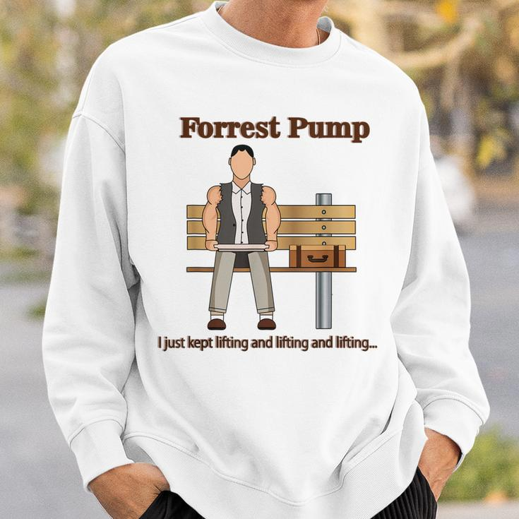 Forrest Pump Funny Powerlifting Weightlifting Bodybuilding Sweatshirt Gifts for Him