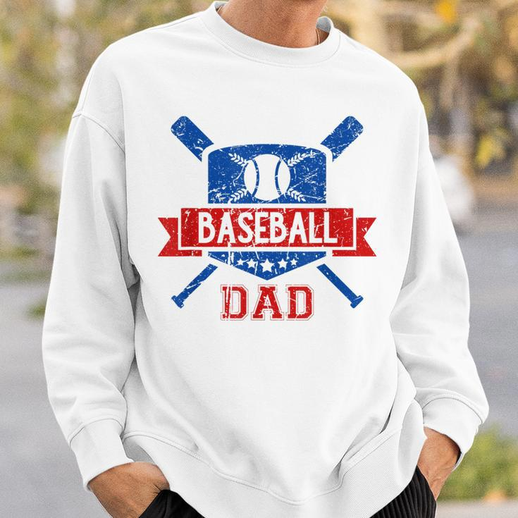 Funny Vintage Baseball Dad Sweatshirt Gifts for Him
