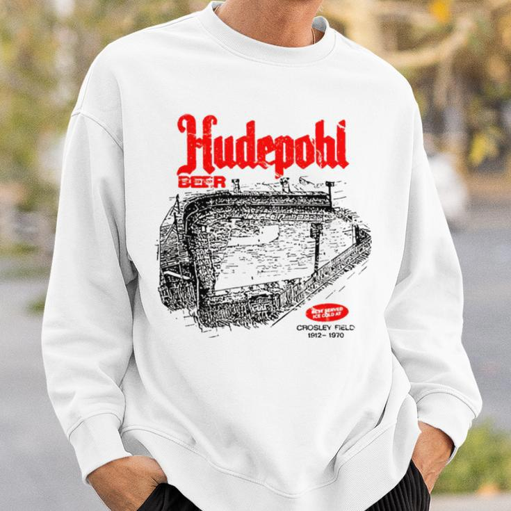 Hudepohl Beer Crosley Field Sweatshirt Gifts for Him