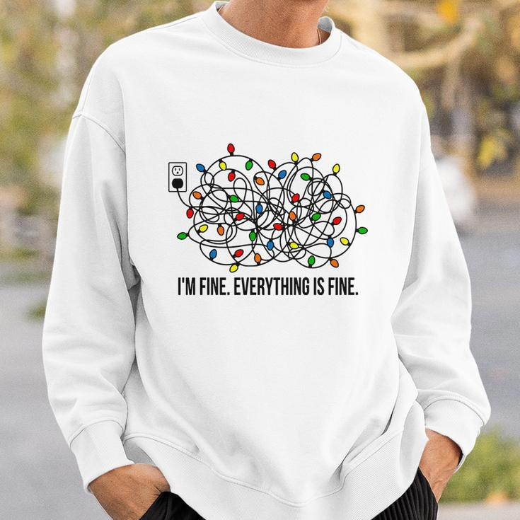 Im Fine Everything Is Fine Christmas Sweatshirt Gifts for Him