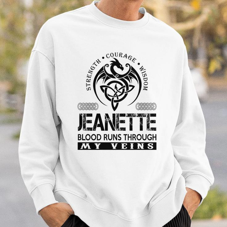 Jeanette Blood Runs Through My Veins Sweatshirt Gifts for Him